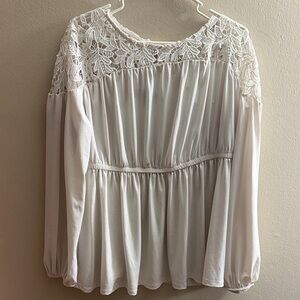 Torrid White Lace Women's Top